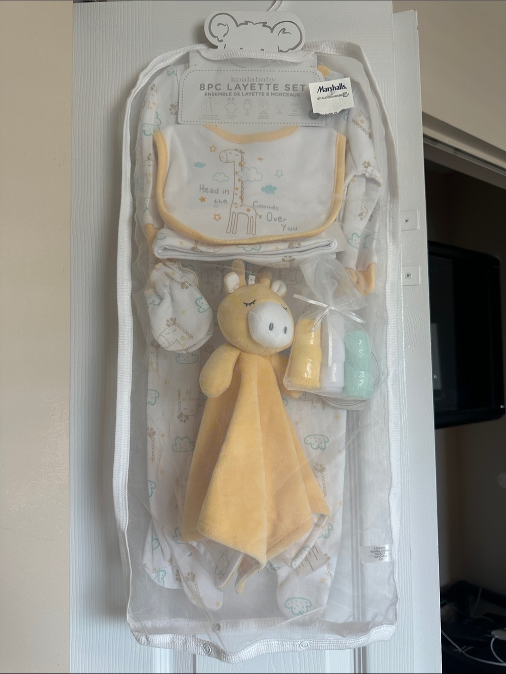 Koala Kids Yellow & Mint Giraffe 8-Piece Layette Set